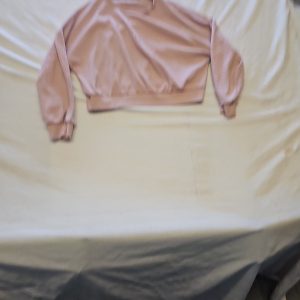 Next Dusty Pink Ribbed Cropped Sweatshirt X865