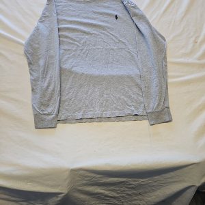 Polo Ralph Lauren Heather Grey Long Sleeve Tee Size M X866