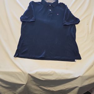 Tommy Hilfiger Classic Fit Navy Blue Polo Shirt XL V863