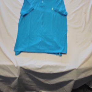 Polo Ralph Lauren Custom Fit Pique Polo Shirt in Bright Blue M  V864