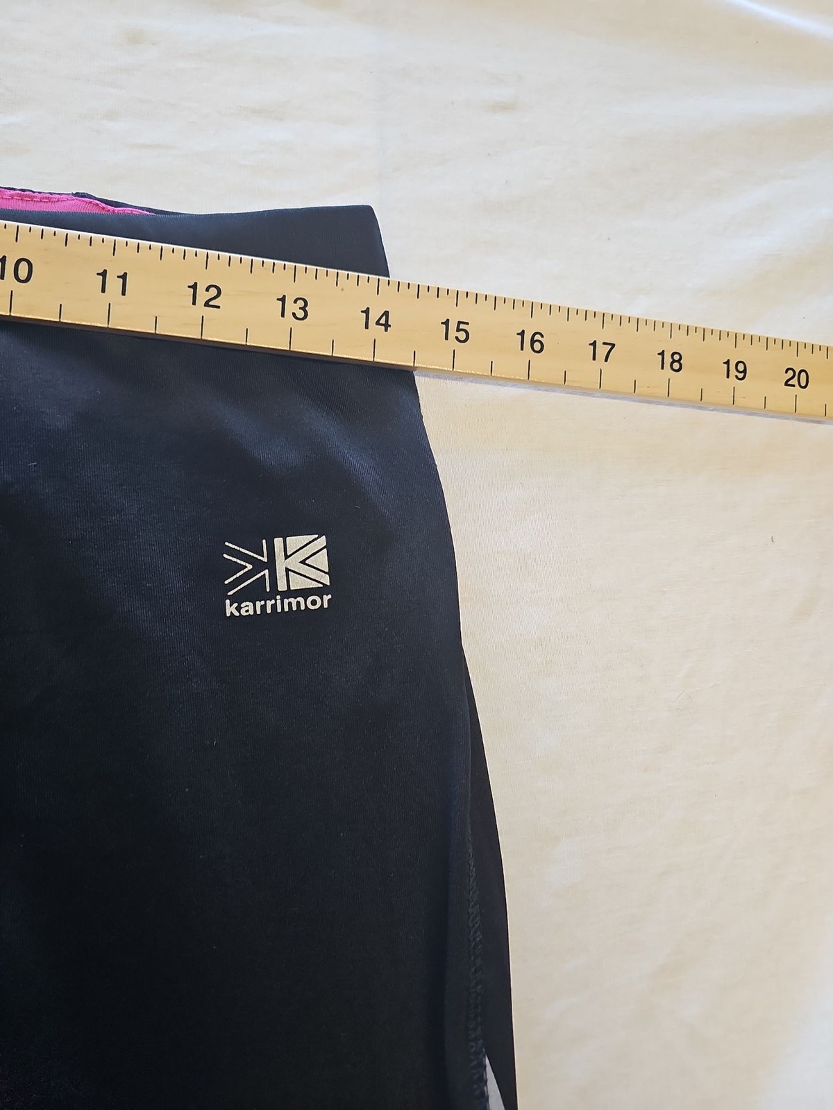 Karrimor Women's Black Running Leggings Reflective Details approx 12/14 X877 - Image 5