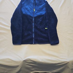 Champion Youth XL Blue Hybrid Sherpa Fleece Zip-Up Jacket Z907