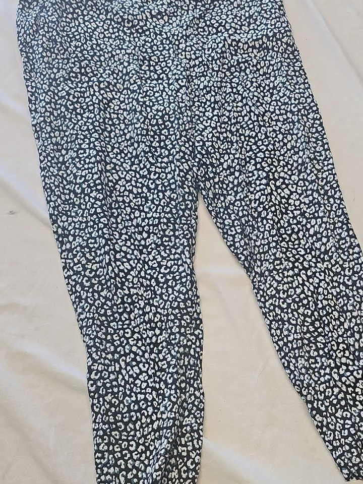 M&S Collection Animal Print Tapered Trousers uk14 MM16 - Image 10