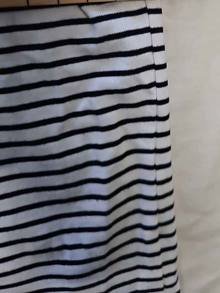 Boohoo Striped Ribbed Cami Crop Top in Black and White uk18 NN1021 - Image 10