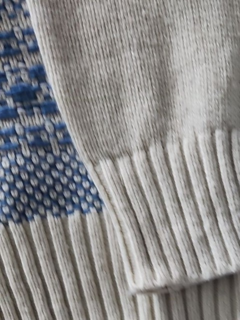 Per Una Cream and Blue Fair Isle Knit Jumper 353 - Image 11