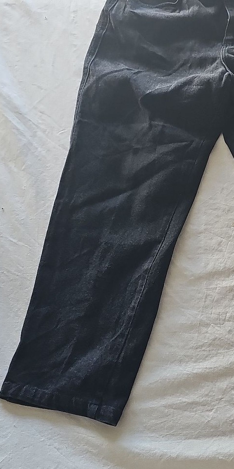 Vintage Lee Original Jeans Black Straight Leg Denim Shorts 368 - Image 7
