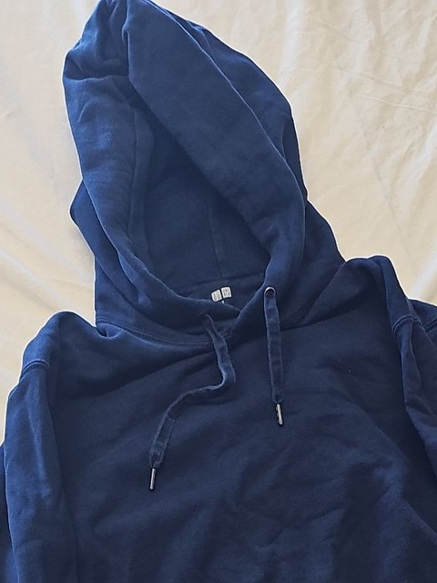 Uniqlo Men's Navy Blue Pullover Hoodie Size Small PP184 - Image 11