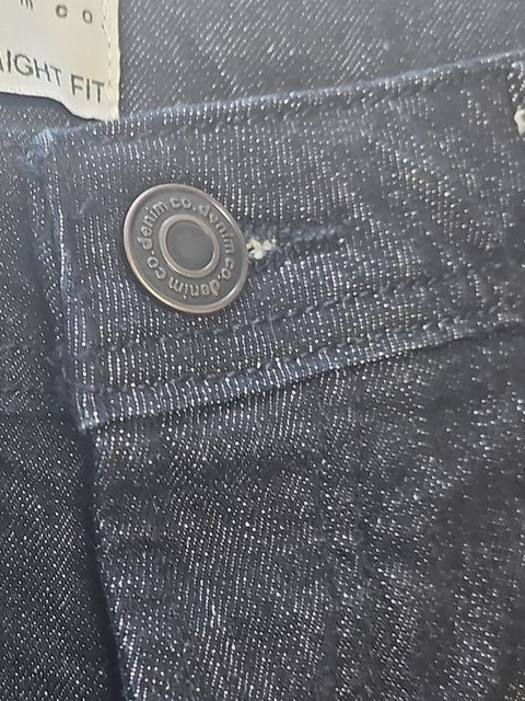 Denim Co. Men's Dark Wash Straight Fit Jeans W34 L30 TT1102 - Image 9