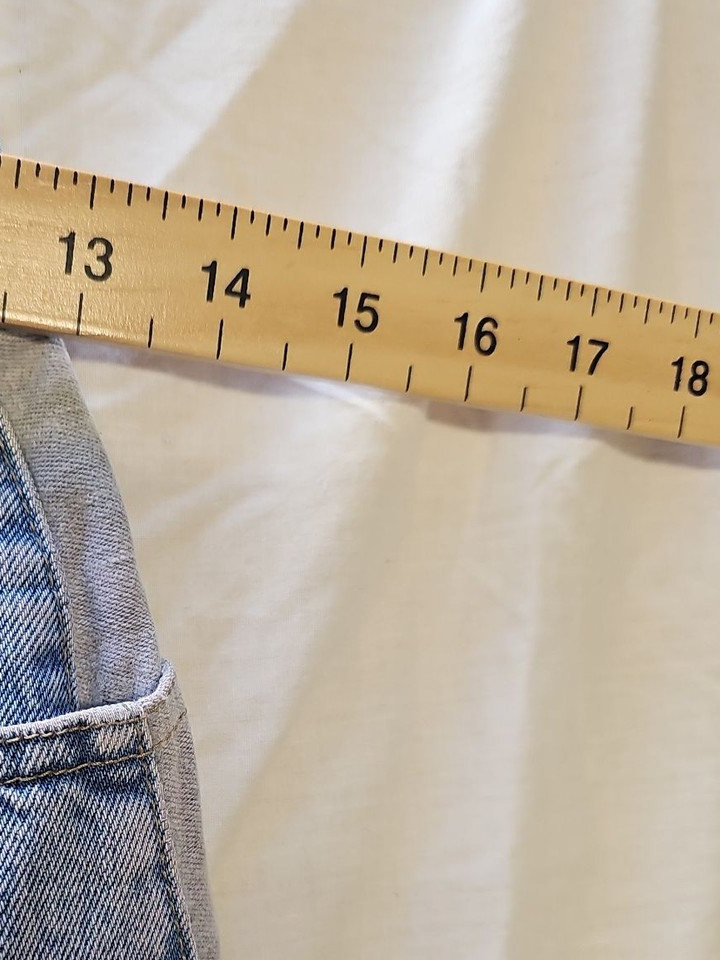 Vintage Santana Light Wash High-Waisted Slim Jeans with Ankle Zips W26 L29UU1110 - Image 12