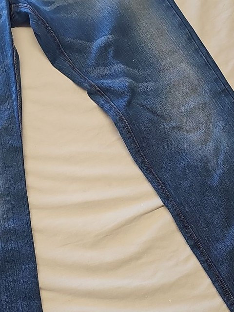 Industrialize Loose Fit Men's Denim Jeans Blue Size 30S UU1122 - Image 12