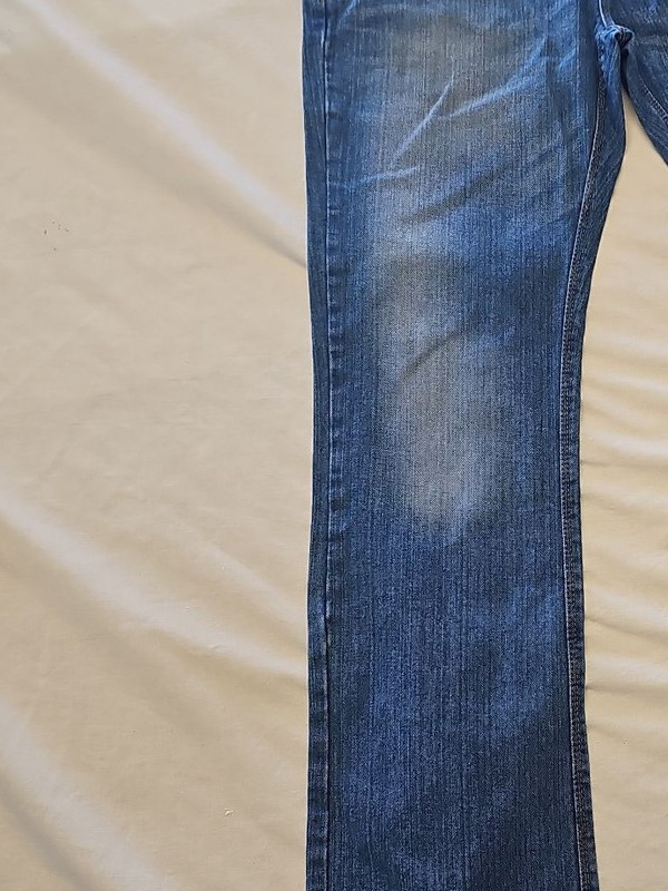 Industrialize Bootcut Fit Men's Blue Denim Jeans Size 30S VV1123 - Image 7