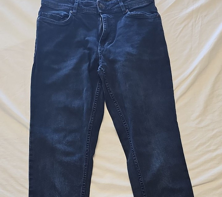 F&F Men's Slim Fit Dark Wash Denim Jeans W30 L30 VV1124 - Image 7