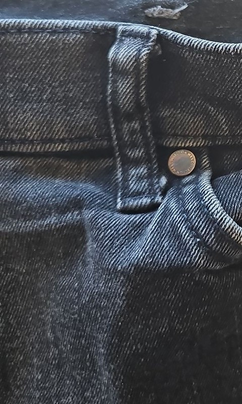 M&S Collection Men's Straight Fit Dark Indigo Denim Jeans W38 L33 VV1129 - Image 10