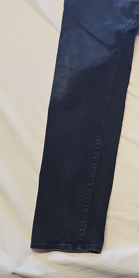 M&S Collection Men's Straight Fit Dark Indigo Denim Jeans W38 L33 VV1129 - Image 7