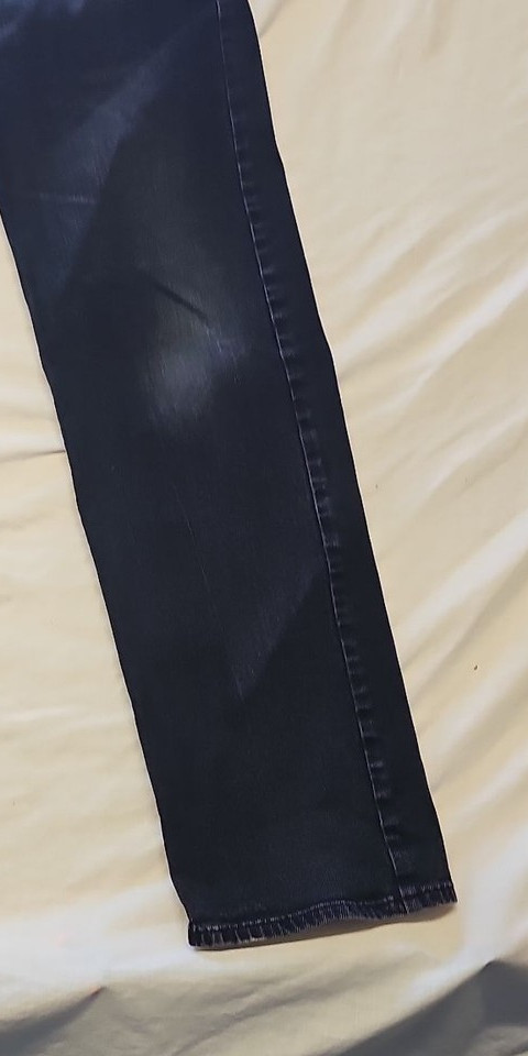 M&S Collection Men's Straight Fit Dark Indigo Denim Jeans W38 L33 VV1129 - Image 8