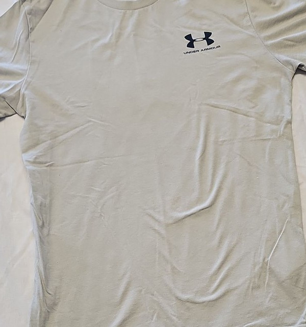 Under Armour Men's Loose Fit Logo T-Shirt - Light Grey small WW1146 - Image 6