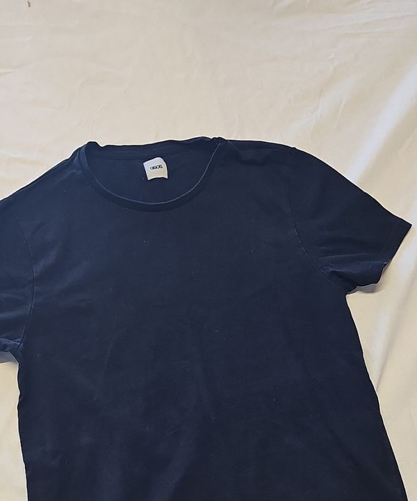 ASOS Men's Navy Blue Essential Crew Neck T-Shirt ukm WW1140 - Image 10