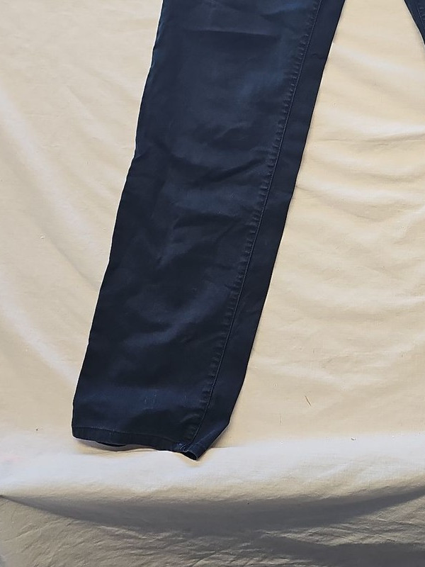 BARNA Navy Blue Slim Fit Chinos w32 l31 WW1135 - Image 7