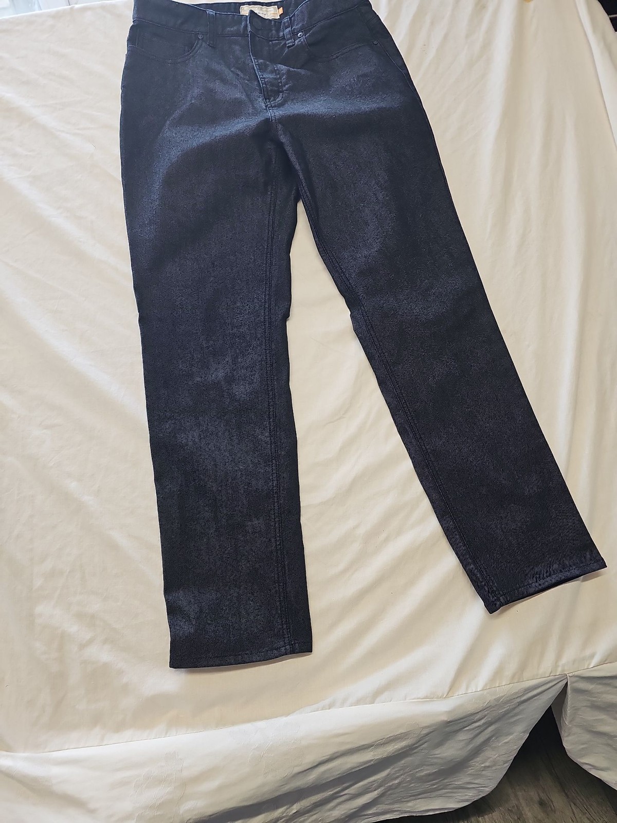 Next Men's Straight Fit Dark Indigo Raw Denim Jeans w32r l32 SS1092 - Image 3