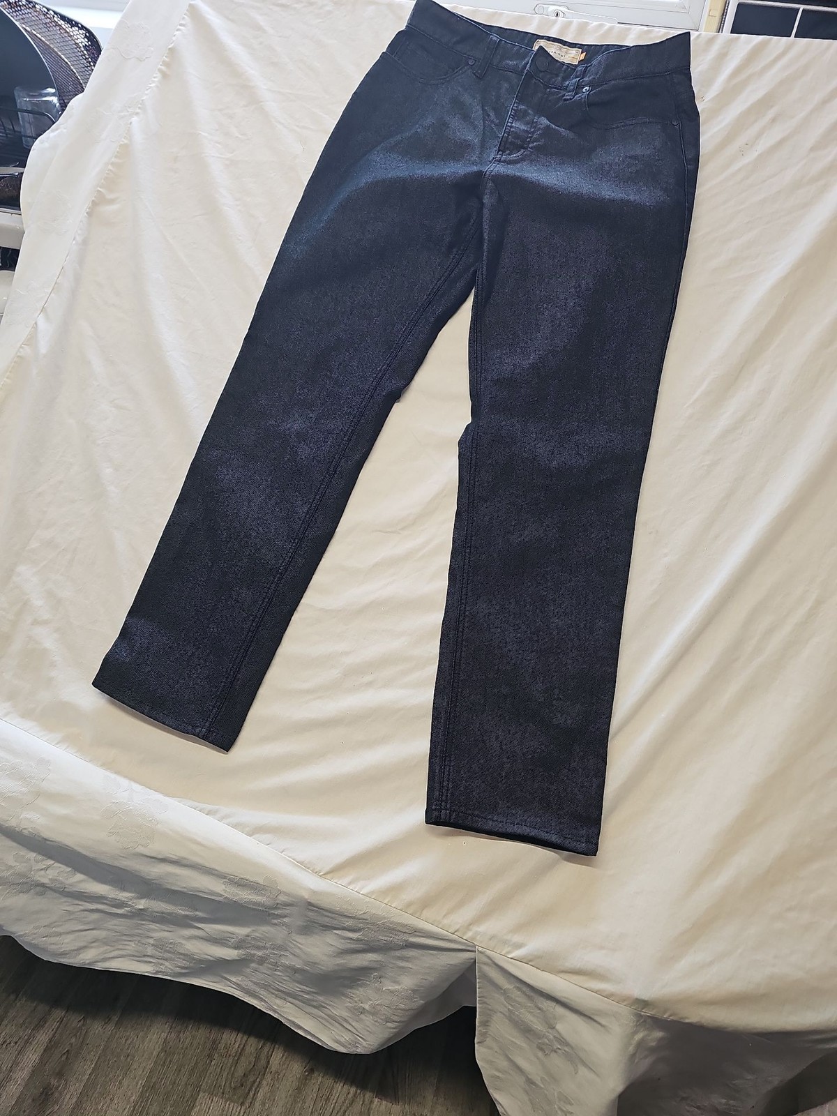 Next Men's Straight Fit Dark Indigo Raw Denim Jeans w32r l32 SS1092 - Image 4