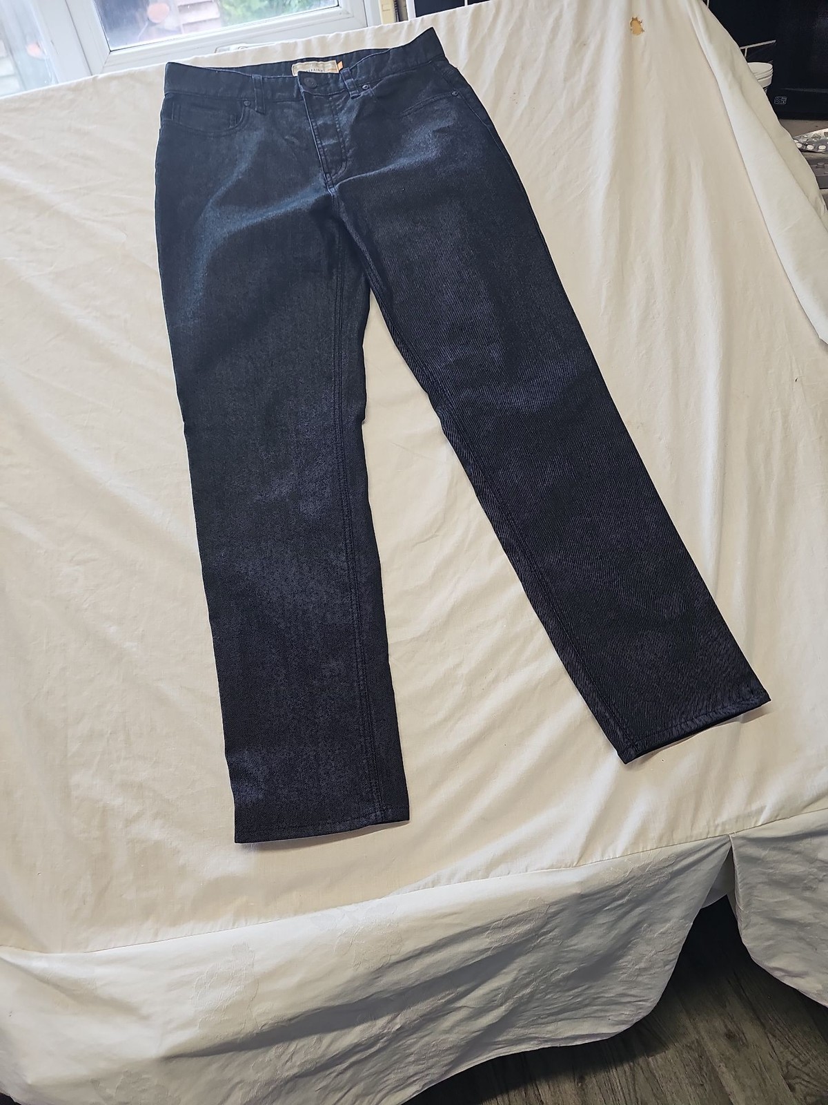 Next Men's Straight Fit Dark Indigo Raw Denim Jeans w32r l32 SS1092 - Image 7