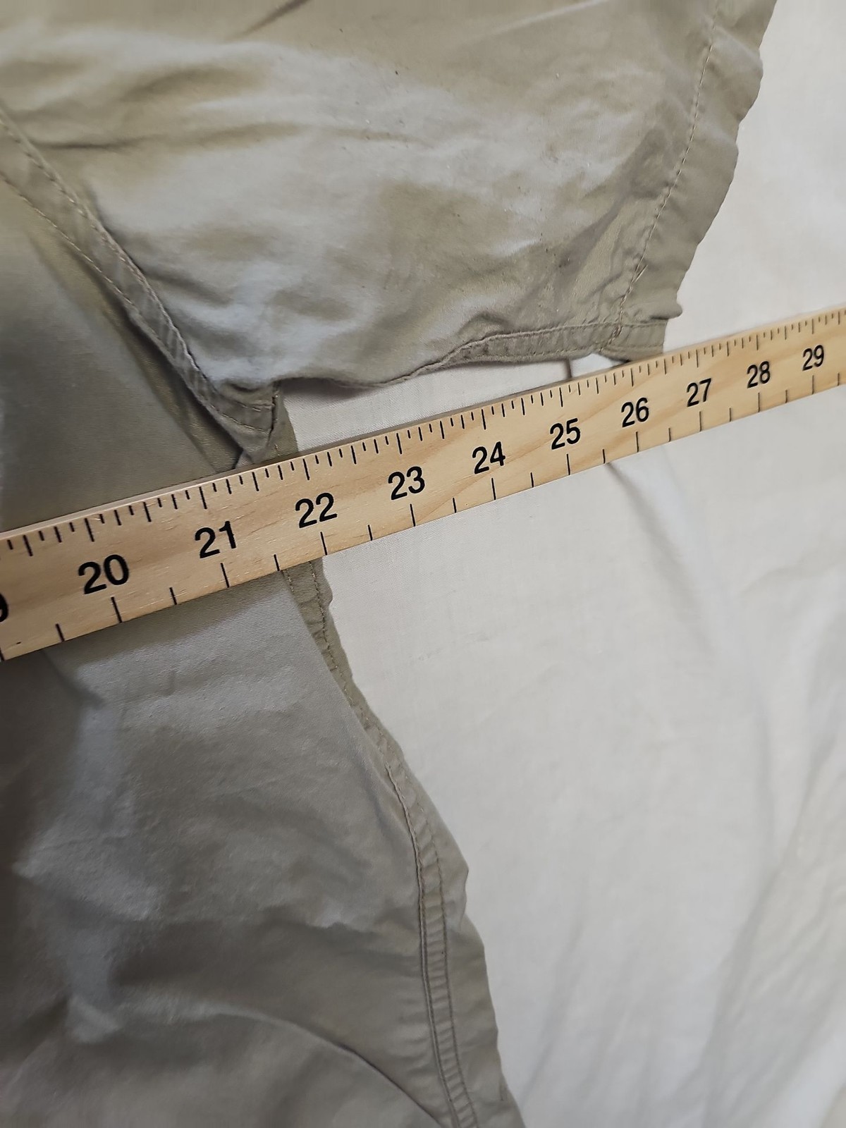 Wrangler Outdoor Short Sleeve Performance Shirt Khaki Large SS1084 - Image 5