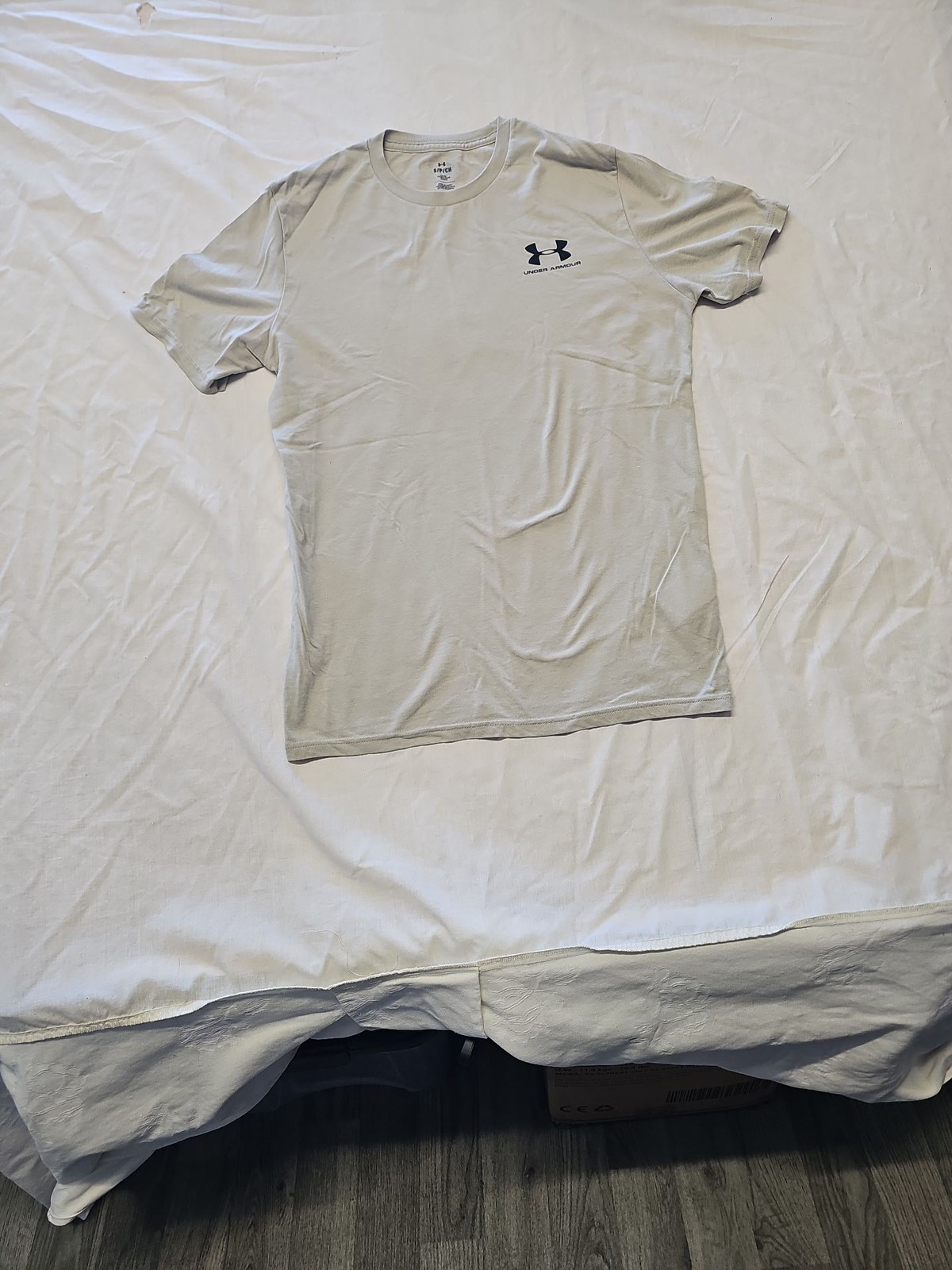 Under Armour Men's Loose Fit Logo T-Shirt - Light Grey small WW1146 - Image 9