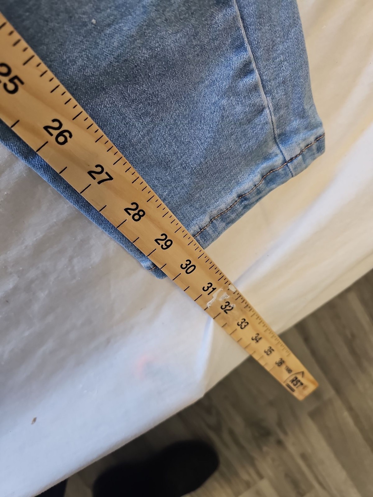Primark Denim Co High-Waisted Skinny Jeans Blue UK 16 WW1137 - Image 4