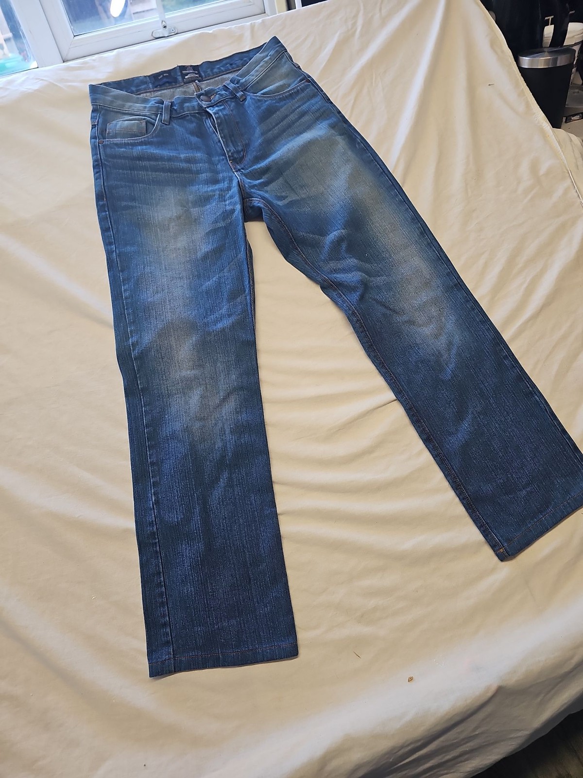 Industrialize Loose Fit Men's Denim Jeans Blue Size 30S UU1122 - Image 3