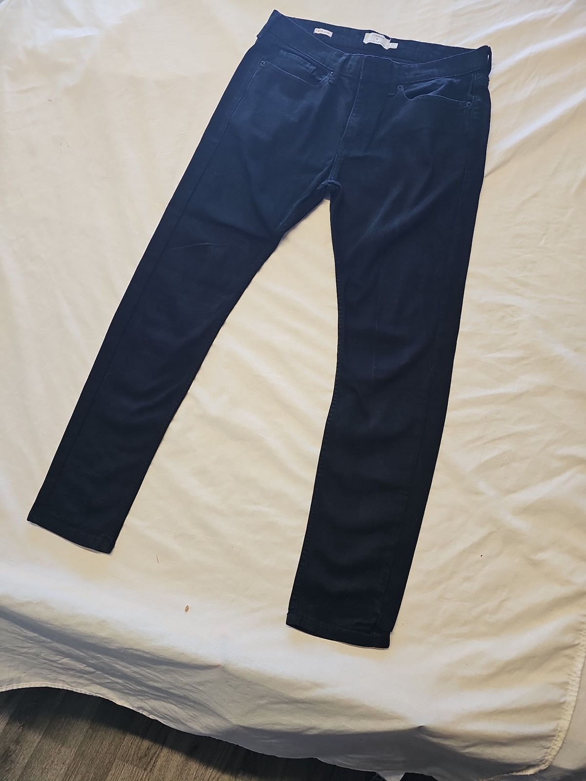 Topman Men's Black Skinny Jeans UK 32S L29 UU1113 - Image 4