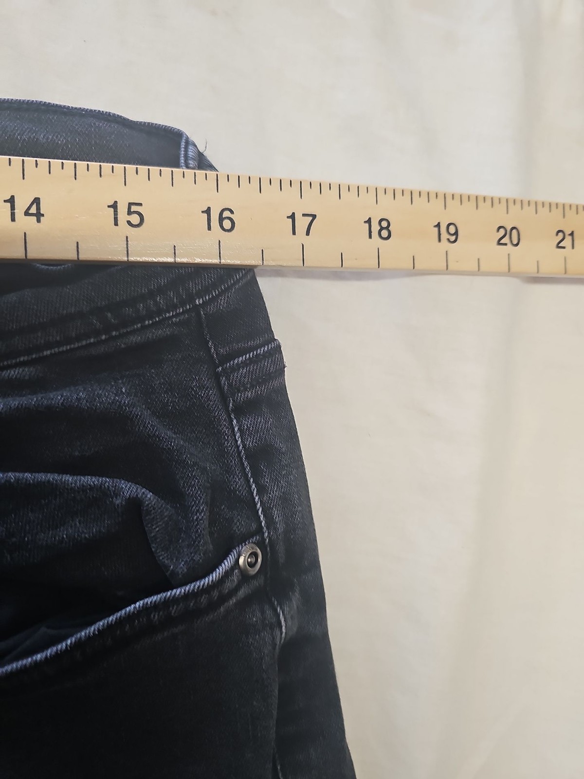 F&F Men's Slim Fit Black Denim Jeans W34 L34 TT1097 - Image 4