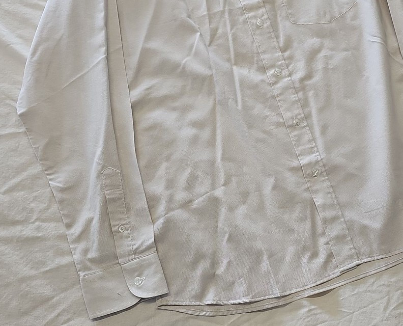 Angelo Litrico Men's Classic Off-White Oxford Shirt 16 inch XX1154 - Image 12