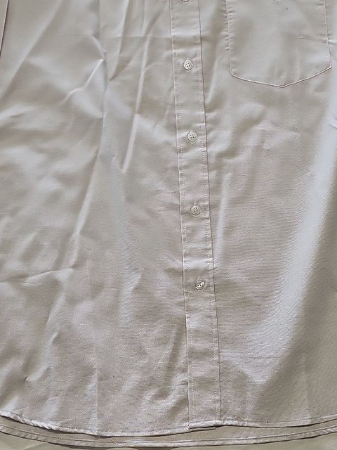 Angelo Litrico Men's Classic Off-White Oxford Shirt 16 inch XX1154 - Image 8