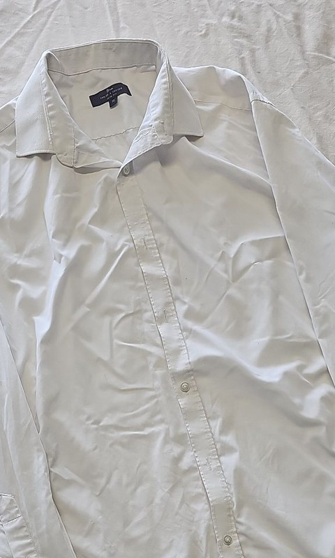 Tailor & Cutter White Slim Fit Formal Shirt 16 XX1161 - Image 11
