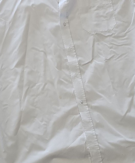 Debenhams The Collection Men's White Short Sleeve Classic Fit Shirt 16.5 XX1164 - Image 12