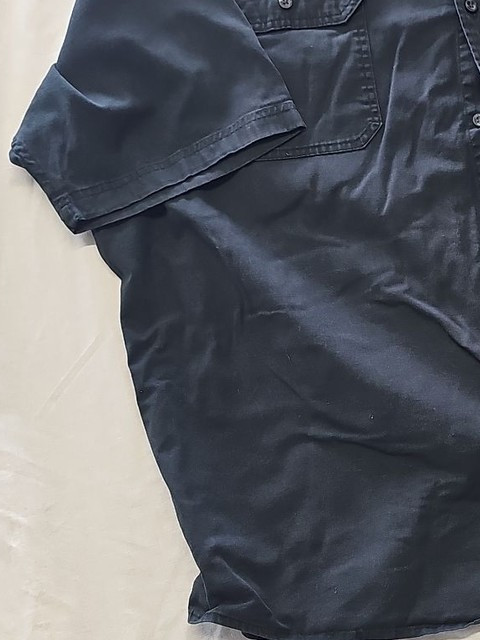 Wrangler Flex for Comfort Men's Black Short Sleeve Button-Down Shirt 2XL YY1176 - Image 12