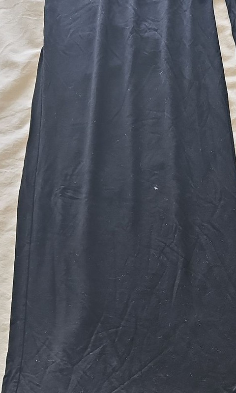 ASOS Black Wide Leg Jersey Flare Trousers 8 R798 - Image 11