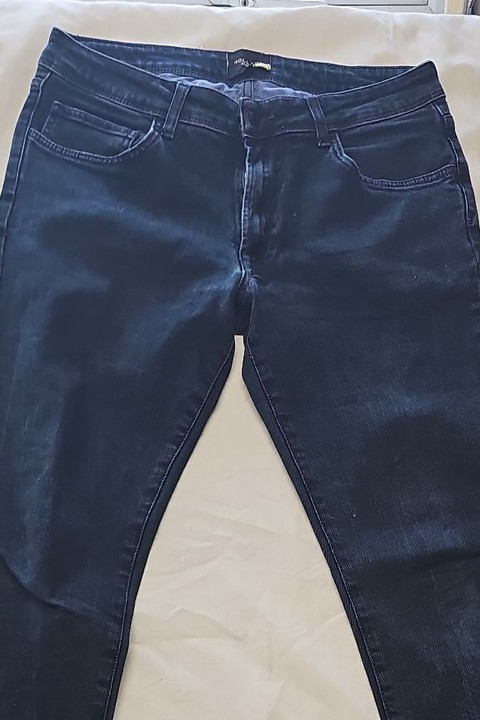 Holland Esquire Men's Slim Fit Dark Wash Denim Jeans Size 32 A1 1200 - Image 8
