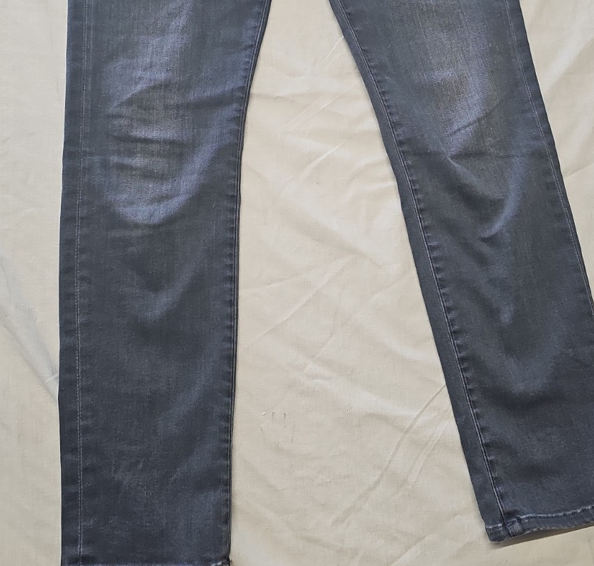 7 For All Mankind Slim Fit Grey Wash Denim Jeans A 1201 - Image 12