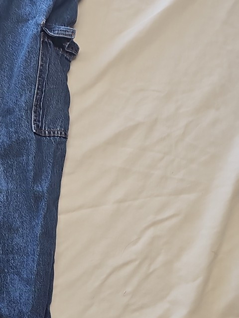 Papaya Denim Blue Elastic Waist Cargo Jeans A2 1211 - Image 10