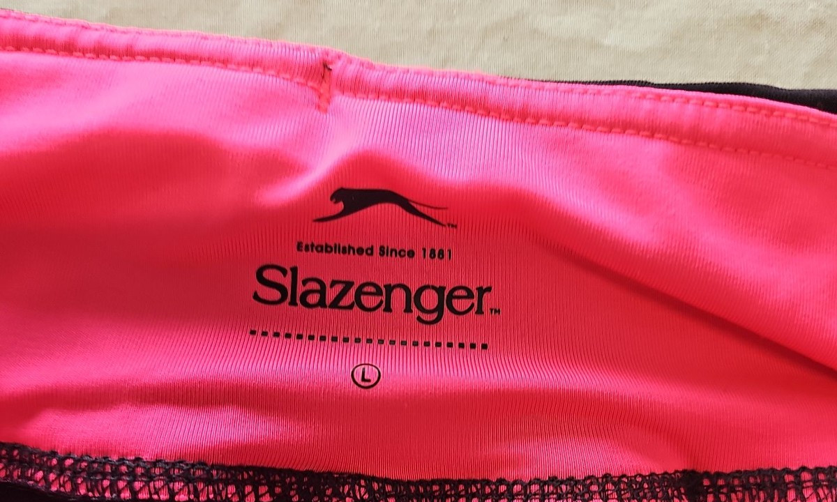 Slazenger Women's Geometric Print Capri Running Leggings O720 - Image 9