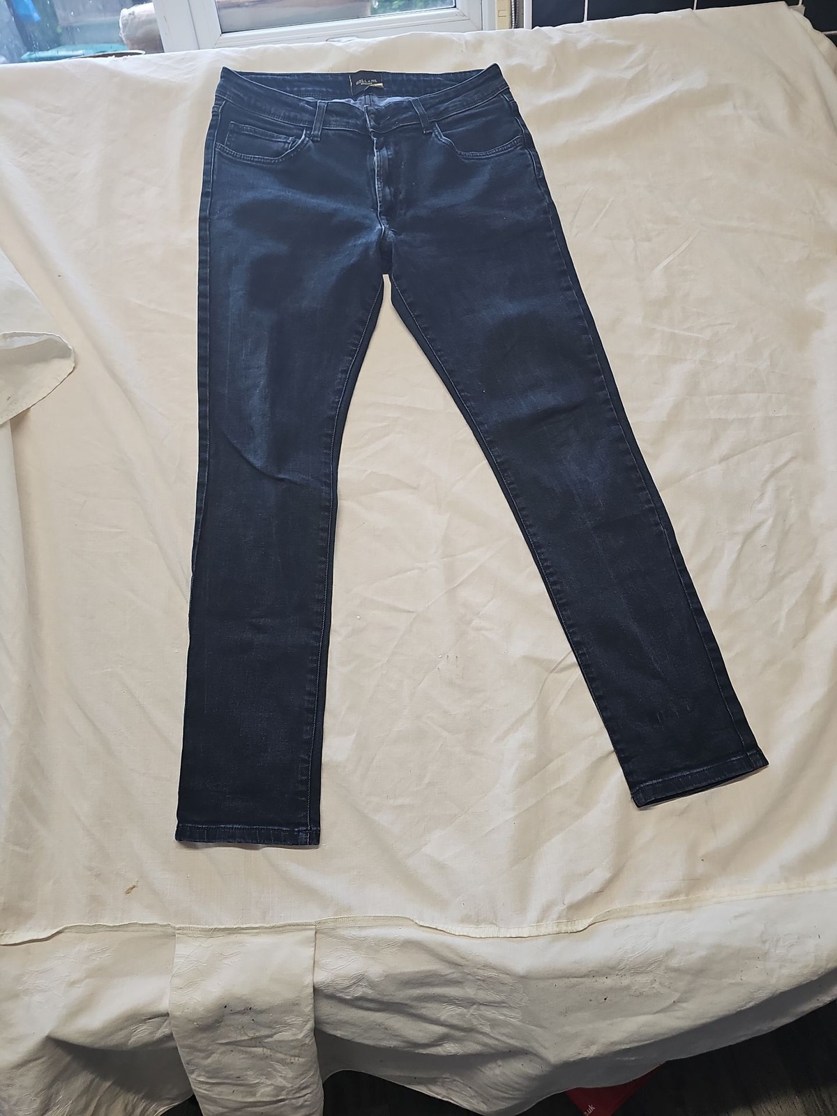 Holland Esquire Men's Slim Fit Dark Wash Denim Jeans Size 32 A1 1200 - Image 3