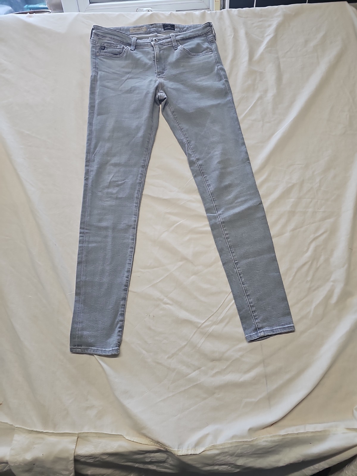 AG Adriano Goldschmied Grey Skinny Ankle Jeans A2 1210
