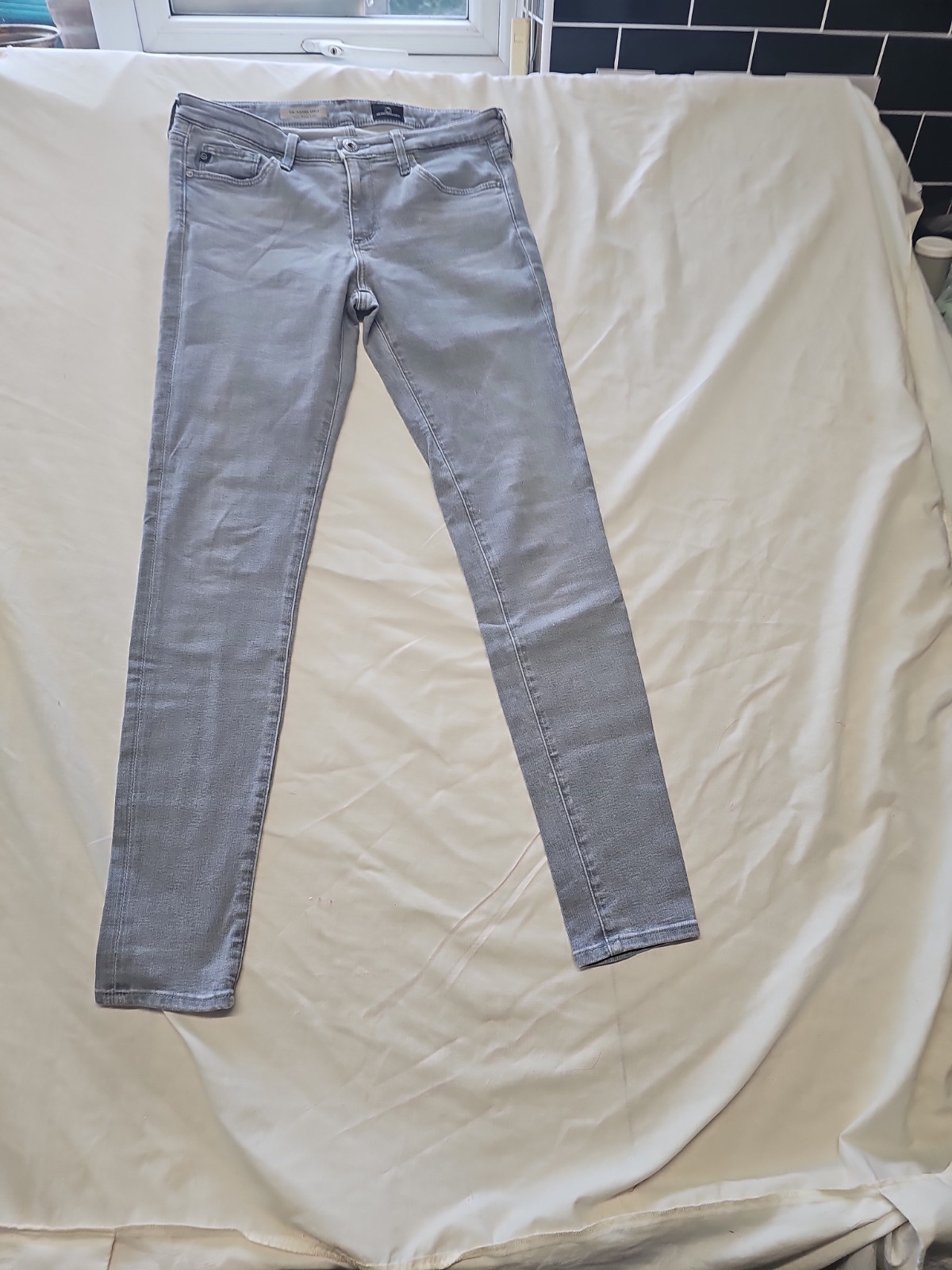 AG Adriano Goldschmied Grey Skinny Ankle Jeans A2 1210 - Image 4