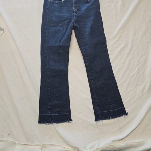 Denim Studio Camille Dark Wash Button Fly Flare Jeans A2 1209