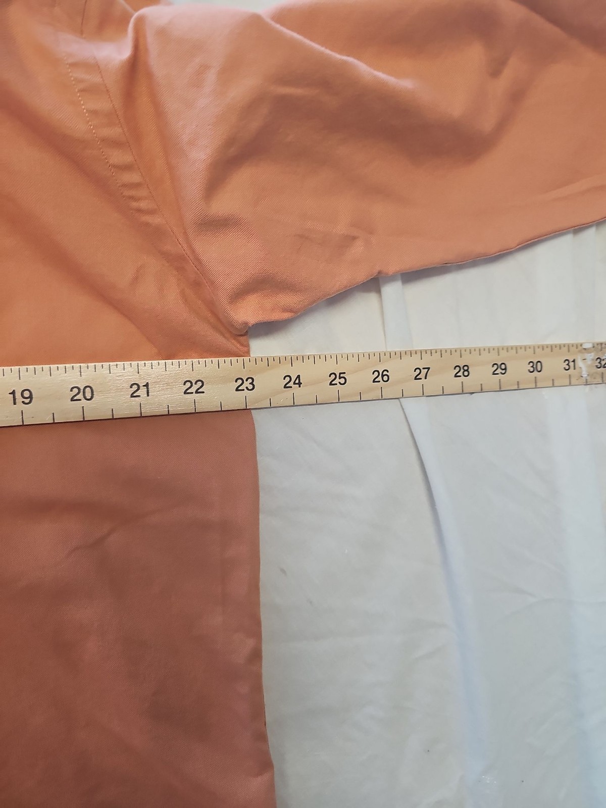 Nautica Men's Burnt Orange Cotton Long Sleeve Button-Down Shirt A2 1217 - Image 5
