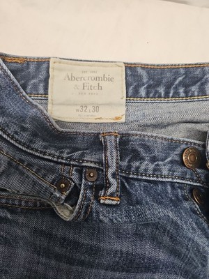 Abercrombie & Fitch Men’s Classic Straight Leg Denim Jeans W32 L30 A4 1242