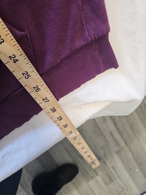 Closure London Men's Plum Purple Camo Striped Hoodie LARGE JJ181 - Image 6