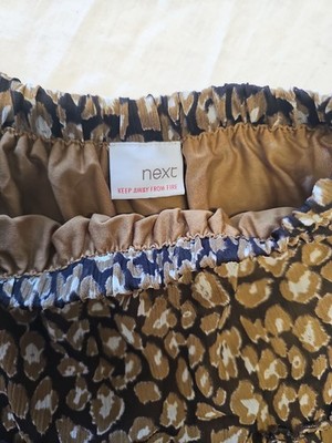 Next Leopard Print Tiered Midi Skirt  II1049