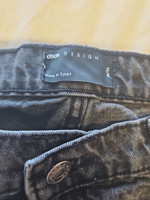 ASOS DESIGN Men’s Faded Black Straight Leg Denim Jeans W30 L32  II1050